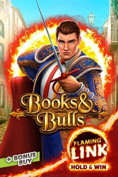Books & Bulls Flaming Link